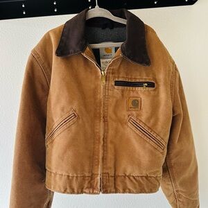 Vintage Kids Carhartt Lined Detroit Jacket, size small (6/7)
